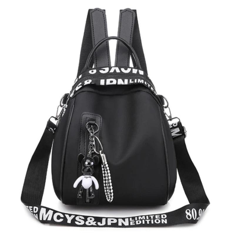 Geestock Letter Shoulder Strap Women Backpack Small Pendant