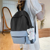 Waterproof Women Backpack Nylon Shoulder Bag Female Bagpack Large Student School