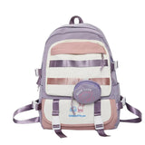 Nylon Large School Bags for Girl Laptop Backpacks Travel Rucksack
