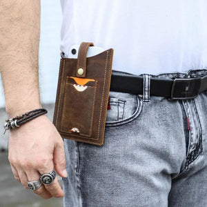 Men's Sports Running Waist Bag Ultra-Thin Phone Pocket