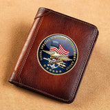 Leather Wallet Naval Special Warfare Development Group BK069