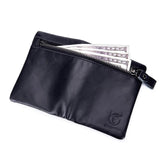 Genuine Leather Men's RFID Shielding Bi-fold Wallet