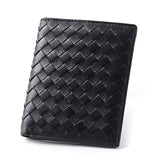High Sheep Skin Men Wallet Knitting Style On Sales