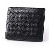 High Sheep Skin Men Wallet Knitting Style On Sales