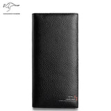 Kangaroo Kingdom Men Wallets Long Leather Wallet Purse