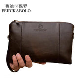 PU Leather Men Long Wallet Business Handy Bag Carteira Masculina