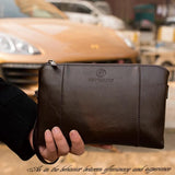 PU Leather Men Long Wallet Business Handy Bag Carteira Masculina