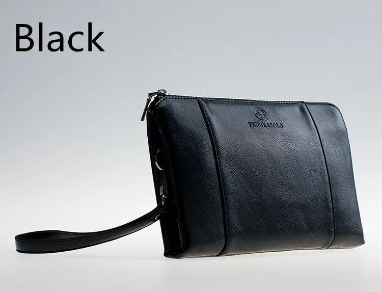 PU Leather Men Long Wallet Business Handy Bag Carteira Masculina