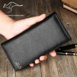 Kangaroo Kingdom Men Leather Wallet Purse