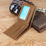 Slim RFID Wallet Men Purses Leather Billeteras Carteira Masculina