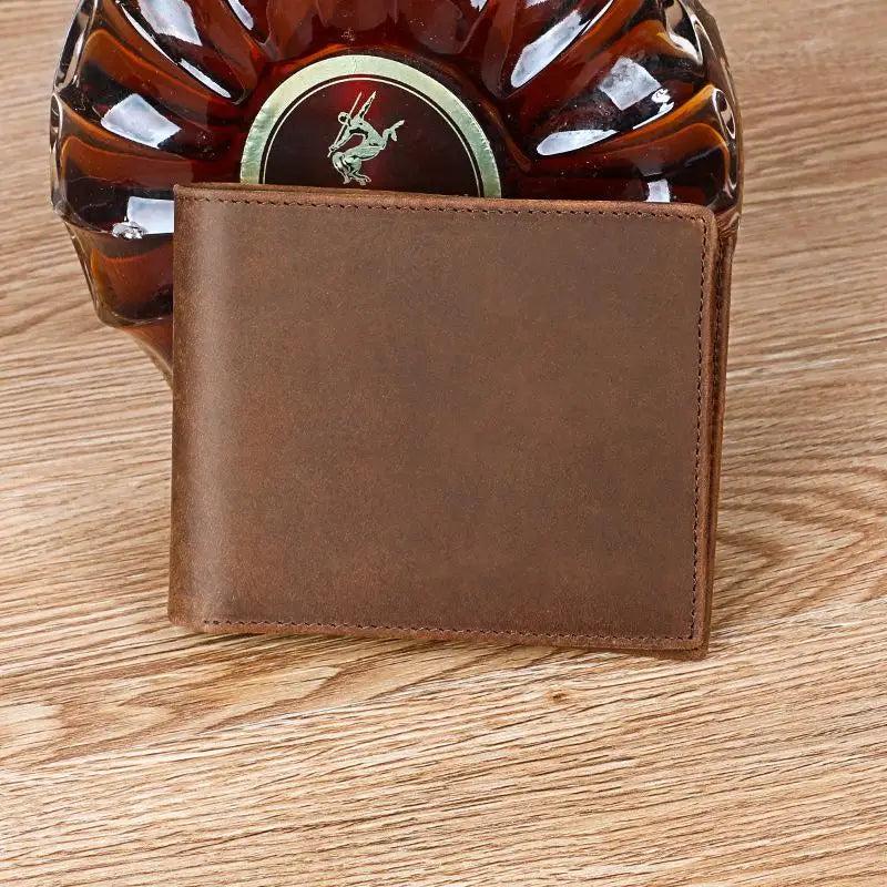 Slim RFID Wallet Men Purses Leather Billeteras Carteira Masculina