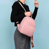 Small Women Backpack Waterproof Oxford Shoulder Bag Casual College Travel Bag