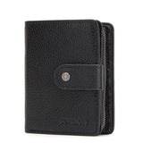 Men's Trifold Leather Wallet with Blocking Slim Lightweight