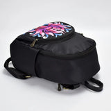 Ethnic Green Oxford Cloth Embroidered Backpack