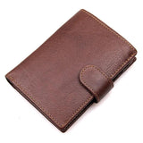 Men's Cow Leather Short Wallet High Quality Cash Purse