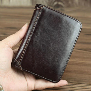 Anti-Theft RFID Leather Wallet