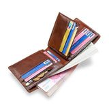 Men Wallet Leather Short Wallet Women Wallet Male Purse Heren Portemonnee