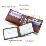 Men Wallet Leather Short Wallet Women Wallet Male Purse Heren Portemonnee
