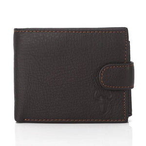 Men's RFID Leather Wallet Large Capacity Mony Bag