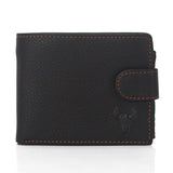Men's RFID Leather Wallet Large Capacity Mony Bag