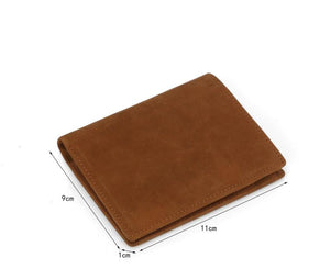 Casual Short Bifold Men Wallet with Coin Pocket