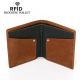 Casual Short Bifold Men Wallet with Coin Pocket