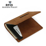 Casual Short Bifold Men Wallet with Coin Pocket