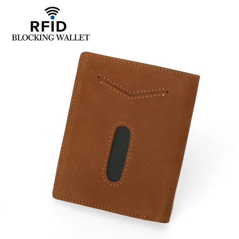 Casual Short Bifold Men Wallet with Coin Pocket