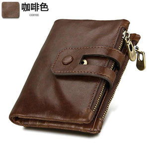 Men's Anti-theft RFID Leather Wallet