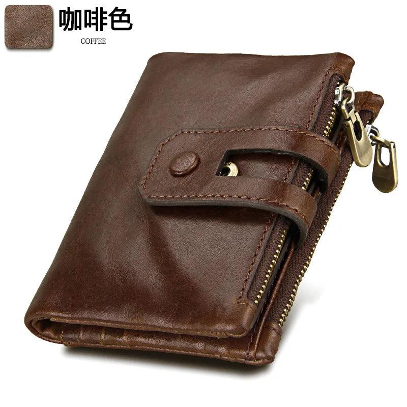 Men's Anti-theft RFID Leather Wallet