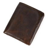 Oil Leather Wallet Coin Bag Multi-card Holder