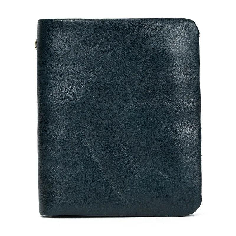 Oil Leather Wallet Coin Bag Multi-card Holder