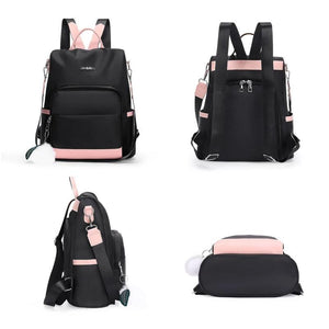 Women Backpack Purse Oxford Anti-theft Lightweight Travel Bag