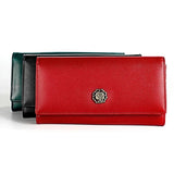 RFID Leather Lady's Wallet Long Hand Bag