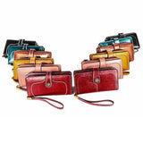RFID Leather Handbag Large Capacity Long Lady's Purse