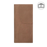 Men's Crazy Horse Leather Long RFID Wallet Anti theft US Dollar Clip