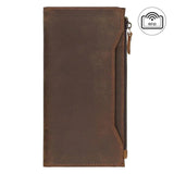 Men's Crazy Horse Leather Wallet with RFID Shield