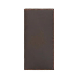 Leather Men's Wallet Crazy Horse Long slot Dollar Wallet