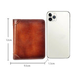 Leather Masonic Symbol Wallet Faith Hope Charity BK900