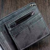 Men's Casual Wallet with Anti Thief Chain