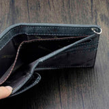 Men's Casual Wallet with Anti Thief Chain