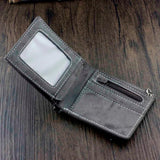 Men's Casual Wallet with Anti Thief Chain