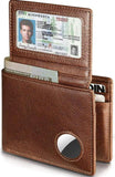 Men's Cowhide Bifold Wallet Short Large Capacity