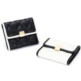 Cow Leather Wallet Women's Short Clip