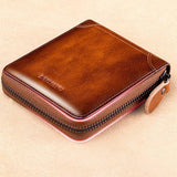 Classic Men's Leather Wallet with RFID Blocking