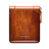 Classic Men's Leather Wallet with RFID Blocking
