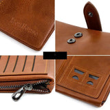 Men's Business Long Wallet PU Leather