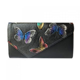 Embossed Hand Painted Clutch Bag Cross-body Envelope Bag