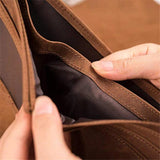 VE3033 Men's Leather Wallet Engraved, Birthday Anniversary Gift