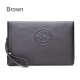 Leather Men's Clutch Wallet Male Purse Handy Bag Carteira Masculina